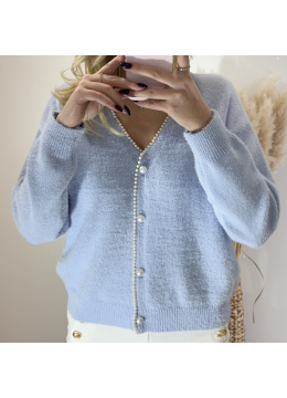 GILET KELLY BLEU CIEL