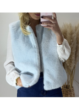 GILET PILAR BLEU CIEL