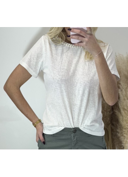 TEE-SHIRT JICA BLANC