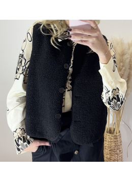 GILET COFFEE NOIR