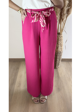 PANTALON PAULA FUSHIA