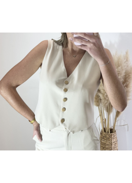GILET HOLI BEIGE
