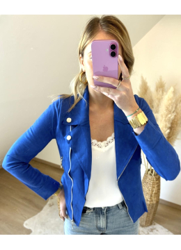 VESTE HANAE BLEU ROI