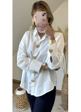 CHEMISE CAROLL BLANC