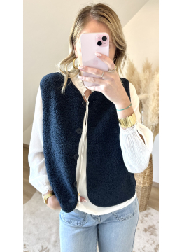 GILET COFFEE MARINE