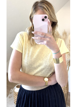 TOP LORI JAUNE