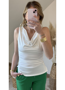 TOP COLINE BLANC