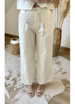 PANTALON ARZON ECRU