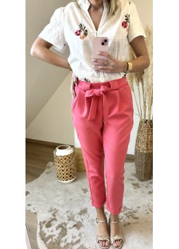 PANTALON CHRYSTEL CORAIL
