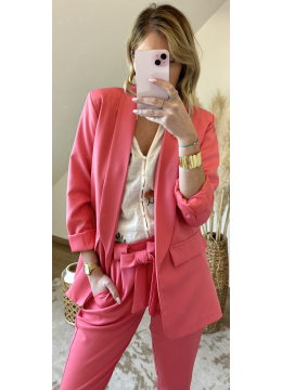 VESTE CHRYSTEL CORAIL