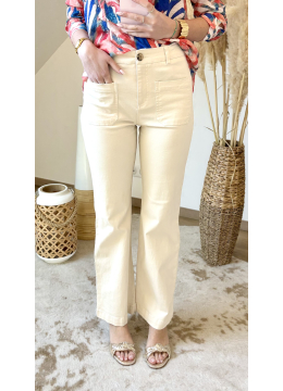PANTALON PAULETTE ÉCRU