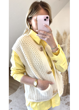 GILET IANA IVOIRE