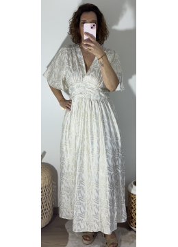 ROBE VIOLAINE BLANC GT
