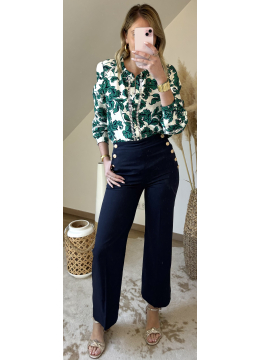 PANTALON HADJA MARINE