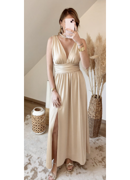 ROBE MARGOT BEIGE