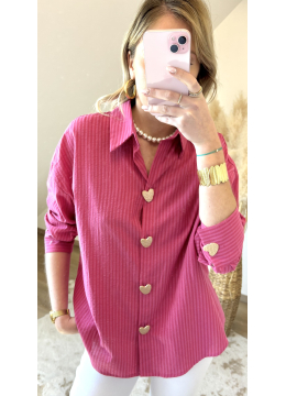 CHEMISE CAROLE ROSE