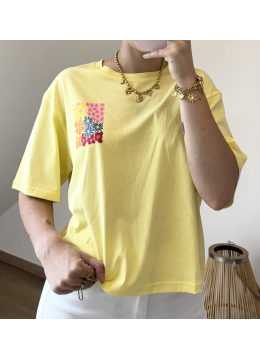 TEE-SHIRT FLOW JAUNE