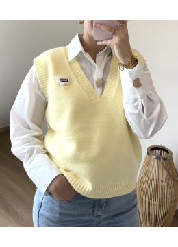 PULL SALUTE JAUNE