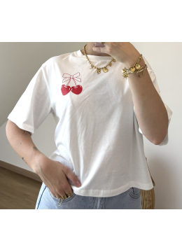 TEE-SHIRT RISA BLANC
