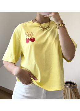 TEE-SHIRT RISA JAUNE