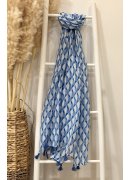 FOULARD PYRA BLEU