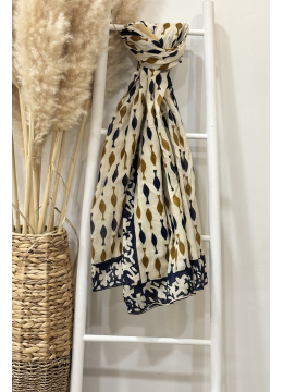 FOULARD POISSON MARINE