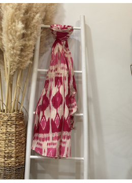 FOULARD POM FUSHIA