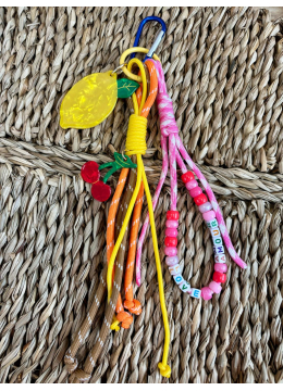 PORTE CLÉS CITRON JAUNE