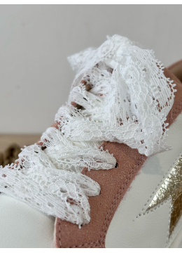 LACETS DENTELLE BLANC