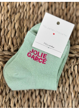 CHAUSSETTES JOLIE GARCE MENTHE