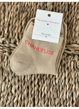 CHAUSSETTES CHANCEUSE OR