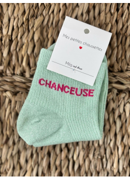 CHAUSSETTES CHANCEUSE MENTHE
