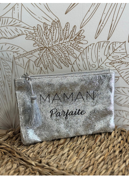 POCHETTE MAMAN ARGENT