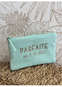 POCHETTE PARFAITE TURQUOISE