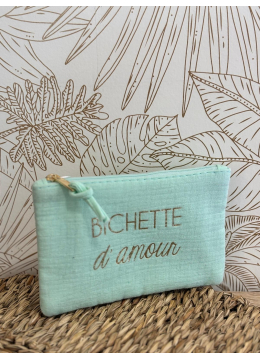 POCHETTE BICHETTE TURQUOISE