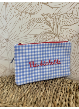 POCHETTE MA BICHETTE BLEUE