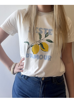 TEE-SHIRT ZESTE BLEU
