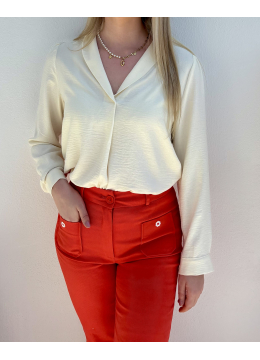 BLOUSE SABLE ECRU