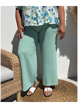 PANTALON ARTY VERT MENTHE GT