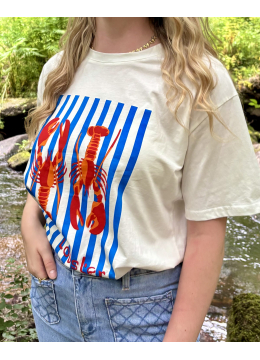 TEE-SHIRT HOMARD BLEU