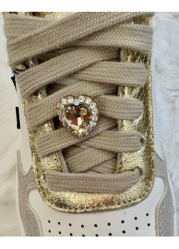 Charm Lacet Coeur or