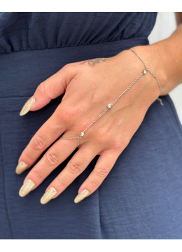 Bijou de main strass