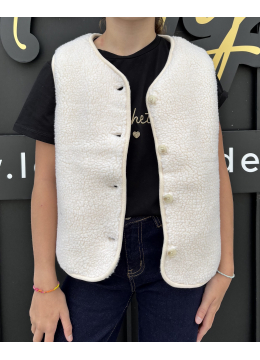 GILET VICTOR ECRU
