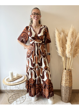ROBE CAROLE CHOCO