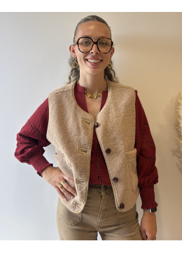 GILET PAUL TAUPE