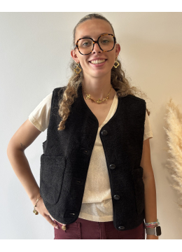 GILET PAUL NOIR
