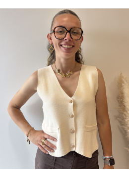 GILET NIVA BEIGE