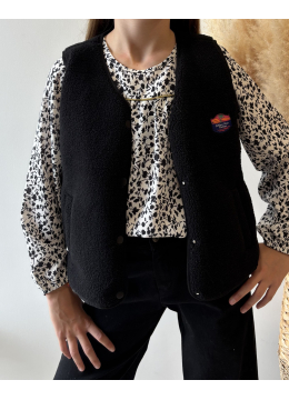 GILET CLARISSE NOIR