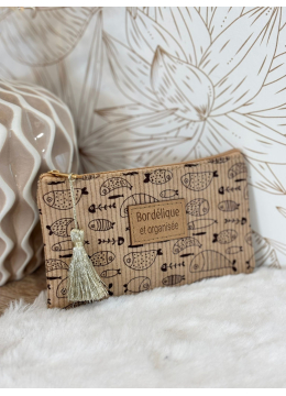 POCHETTE POISSON CAMEL